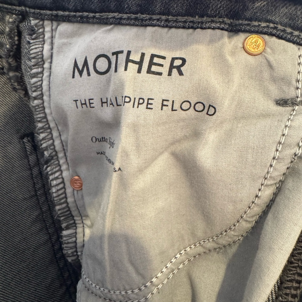 MOTHER High Rise Women Jeans in Gray - Picture 5 of 9